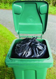 Black Cromwell Polythene Refuse Sack in a Bin - Wheelie Bin Liners