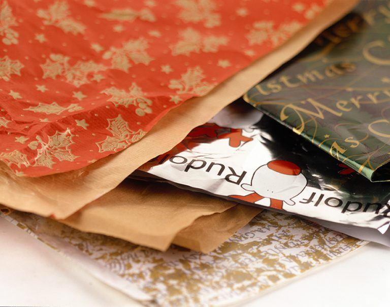 Christmas Wrapping Paper Recycling