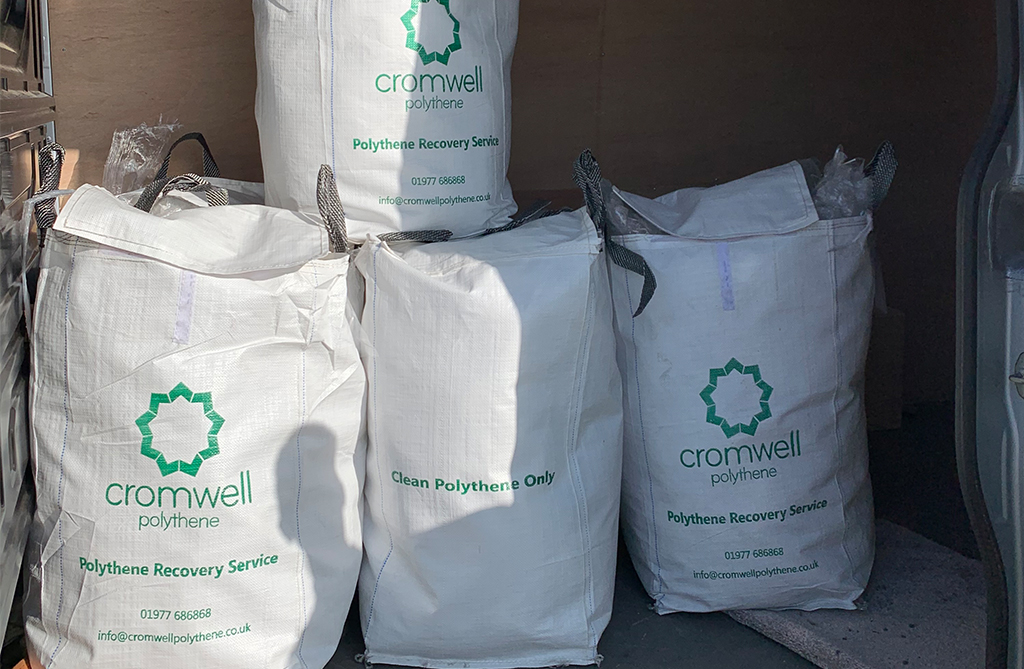 Polythene Recovery Service is a recycling service delivered by Cromwell Polythene