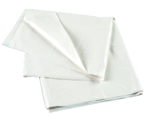 White 90L Refuse Sacks, available from Cromwell Polythene Ltd - 01977 686868