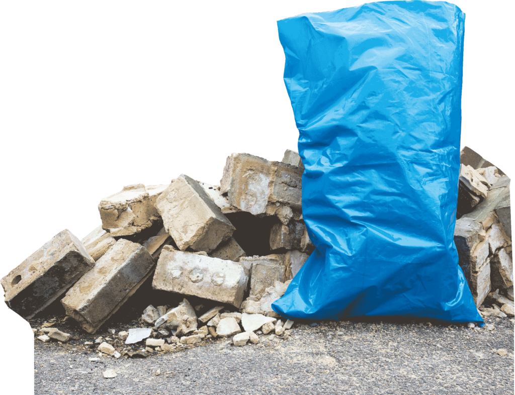 Cromwell Blue Rubble Sacks for Construction Waste