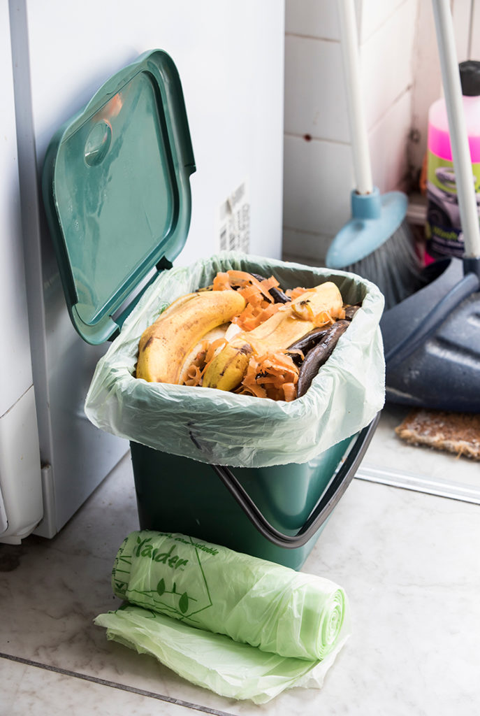 Compostable Caddy Liner for Food Waste Management Strategies