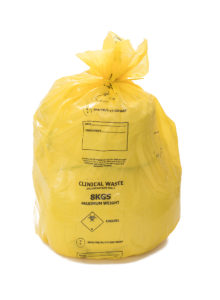 Yellow Clinical Waste Bag for Incineration - Cromwell