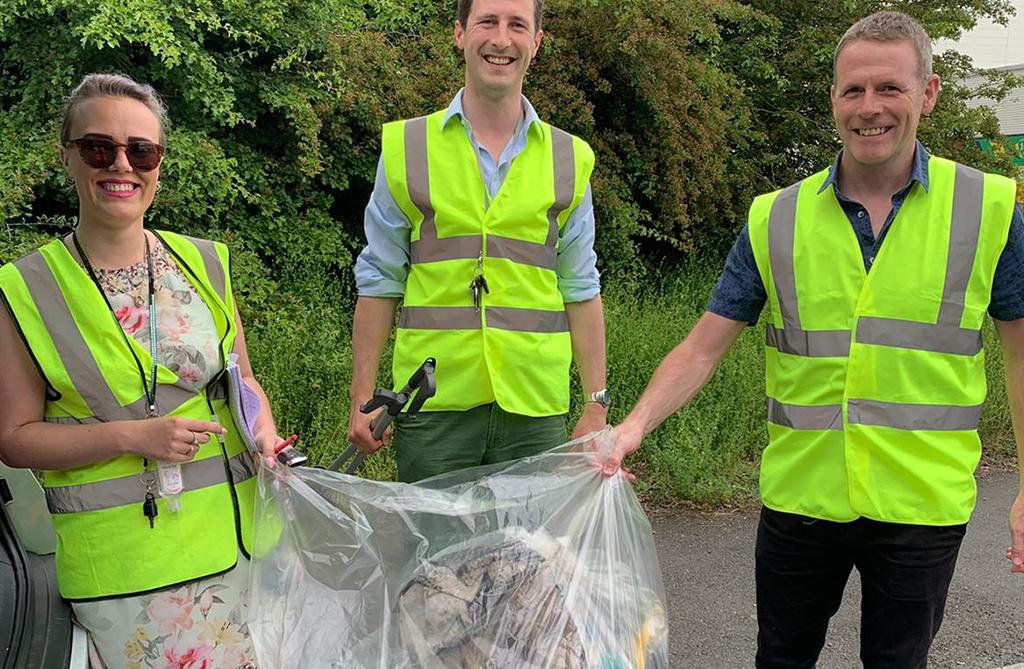 Cromwell supports GB Spring Clean with 3 Litter Picks