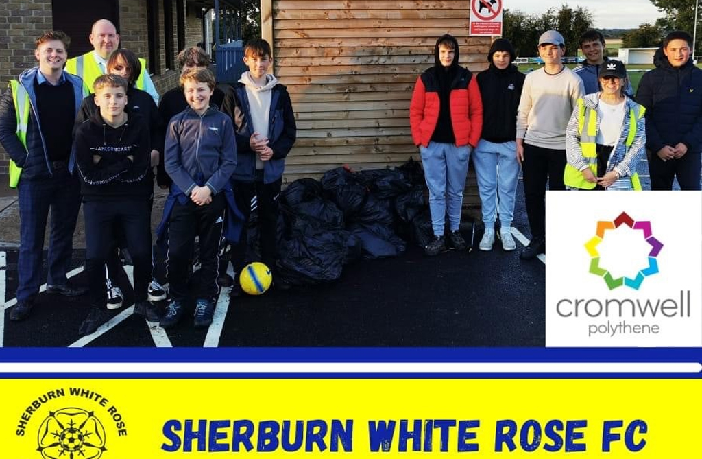 Cromwell Polythene sponsors local football team Sherburn White Rose