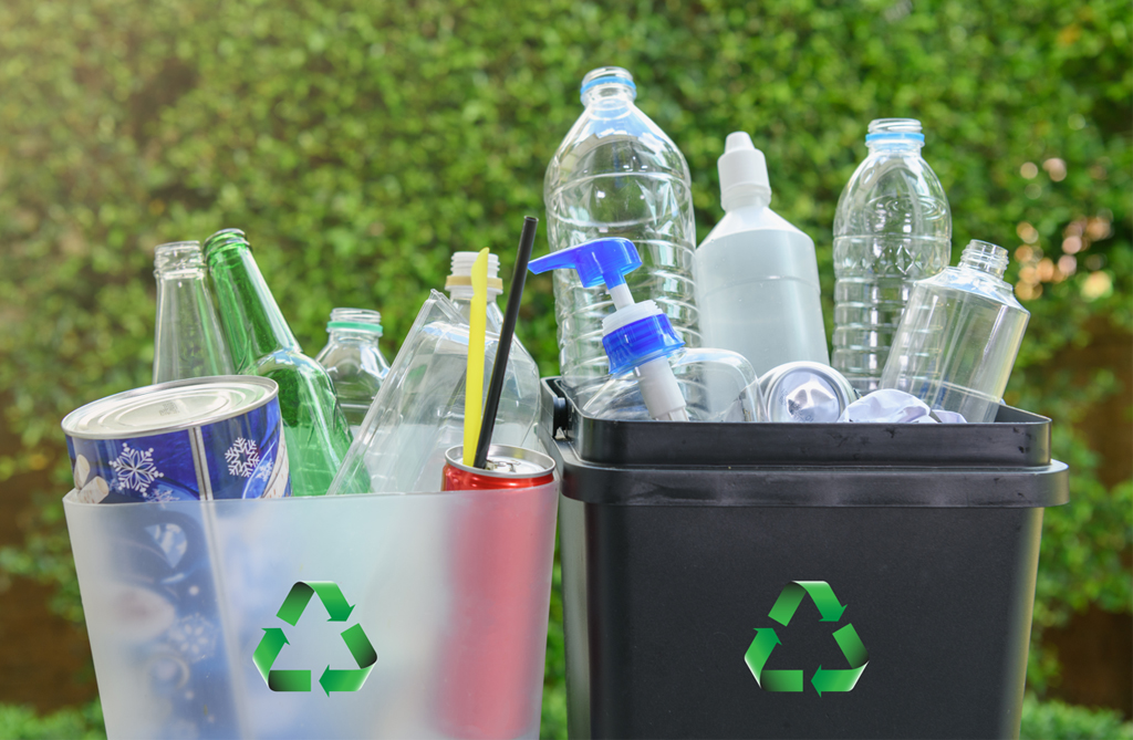 Separate waste into recycling bins and general waste to avoid contamination
