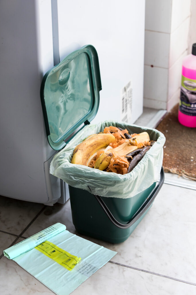Compostable Liners with the re-order ribbons suitable for Local Authorities - Cromwell Polythene