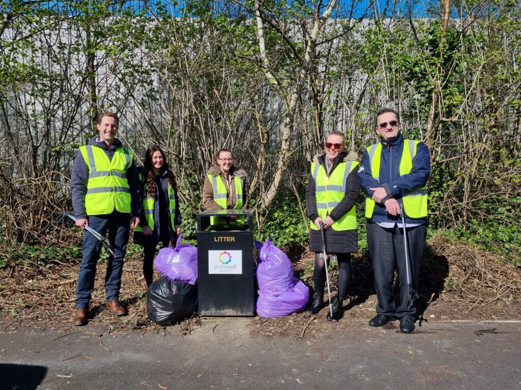 Cromwell collects litter for GB Spring Clean 2022