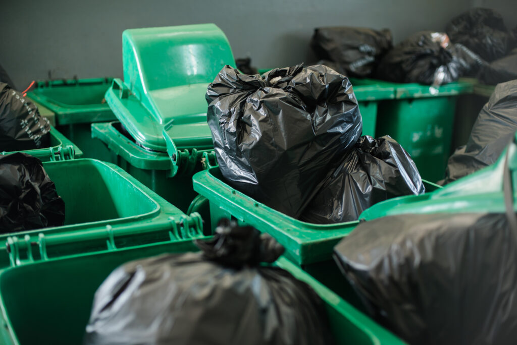 CHSA Accredited refuse sacks available from Cromwell Polythene ltd - 01977 686868