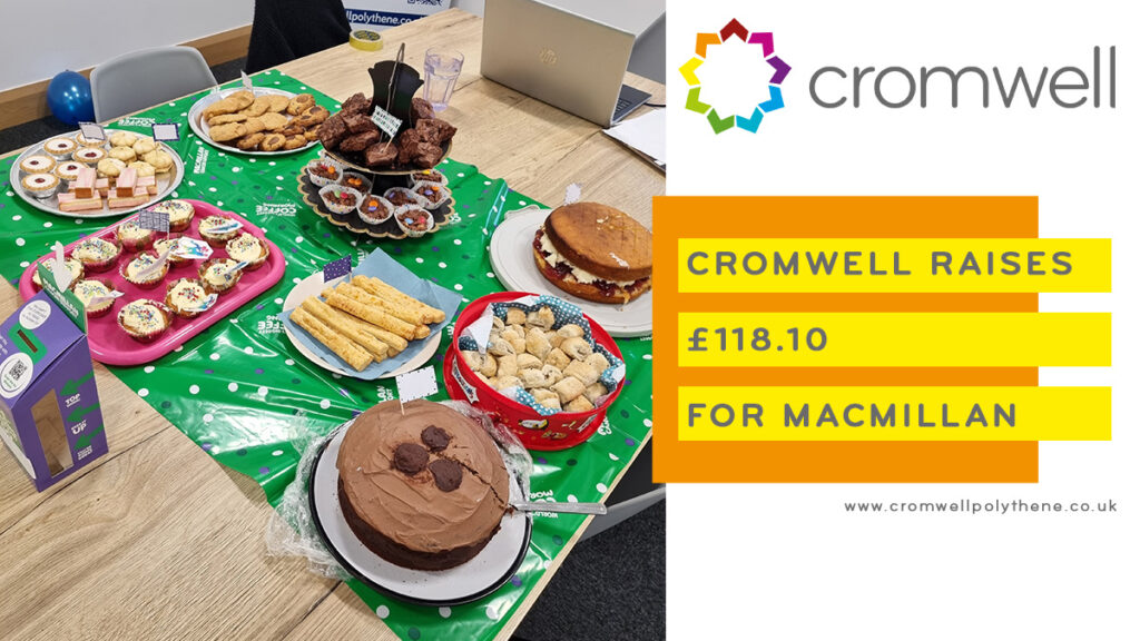 Cromwell raises over £118 for charity during MacMillan Coffee Morning