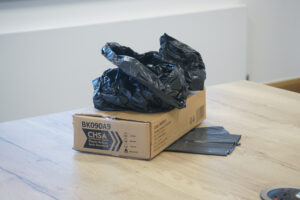 BK090A9 - is a black 90L refuse sack. Which is CHSA accredited to 20kg