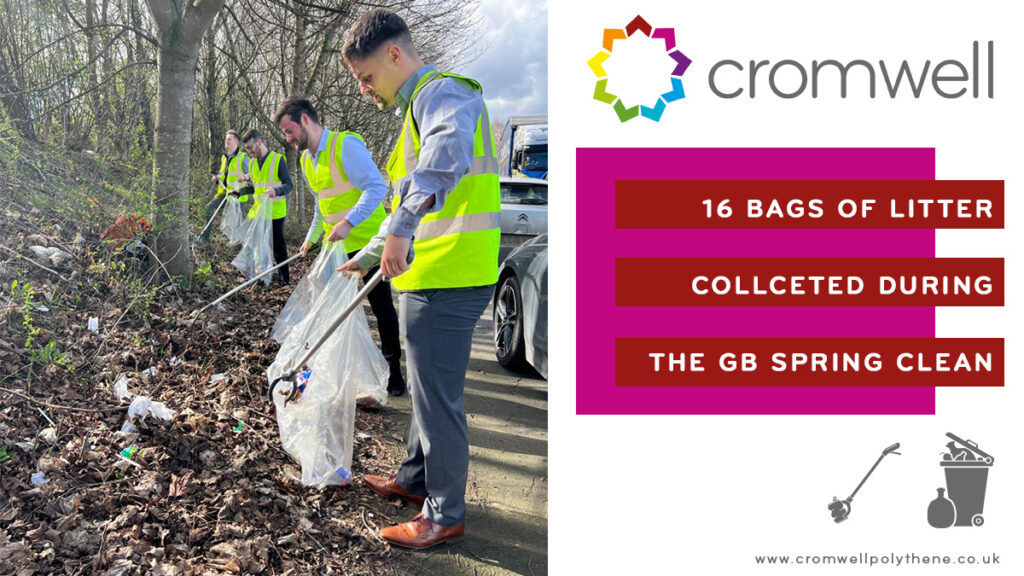 Cromwell took part in the GB Spring Clean 2023 - we supplied litter picking bags to many councils
