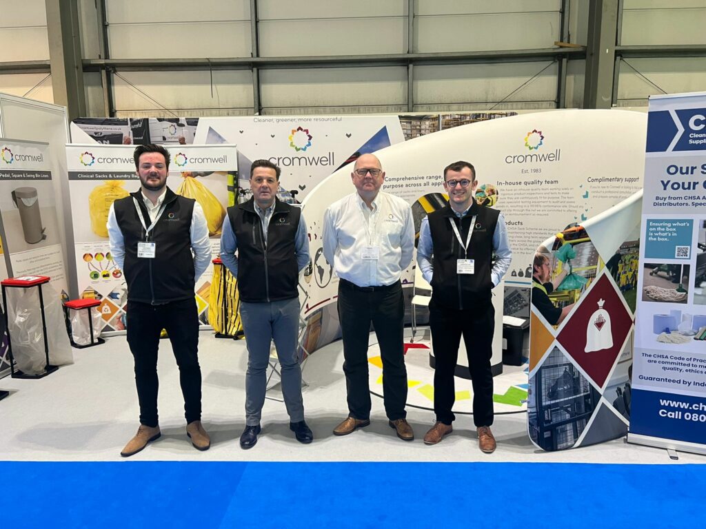 Cromwell Polythene Cleaning Show Team 2023 - To, Darren, Paul, Adam