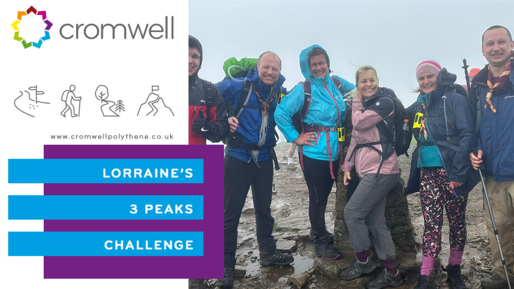 Lorraine's Tackles the 3 peaks challenge in aid of local scouting group