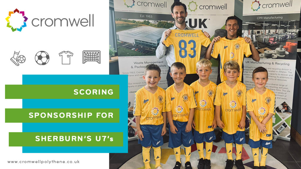 Cromwell are proud to support the under 7's Sherburn White Rose Football team!