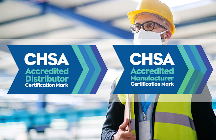 Cromwell are proud of our CHSA Accreditation which we can attribute to our products to allow them to 'what is on the box is in the box' - 01977 686868