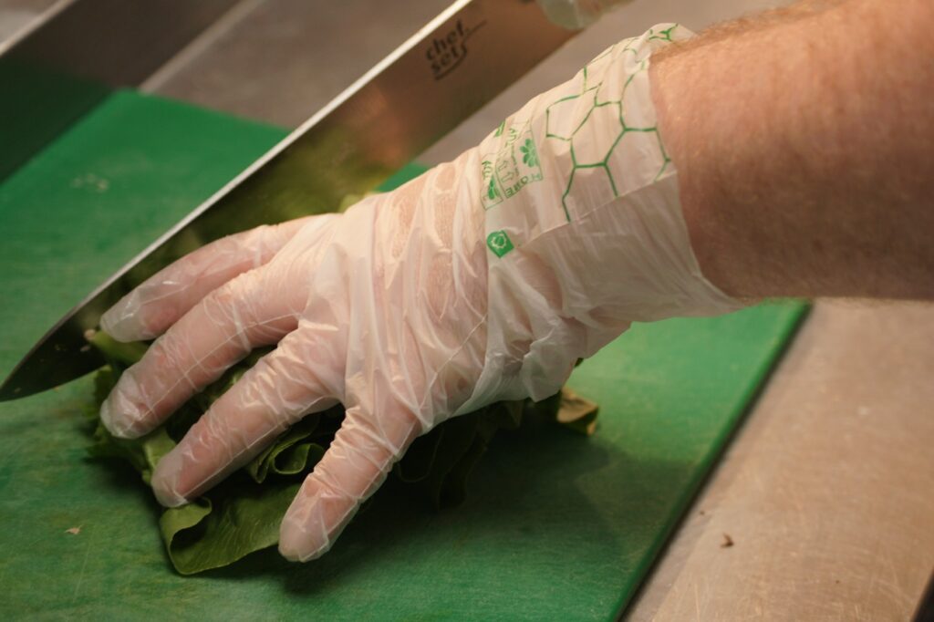 Glovelee - Compostable Gloves Available from Cromwell Polythene Ltd - 01977 686868