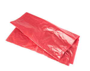 Red Refuse Sack Available from Cromwell Polythene - 01977 68868