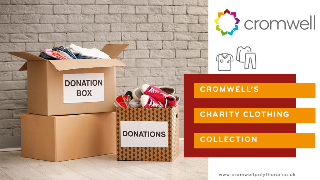 Cromwell Charity Clothing Donation for local charity shop - Peter Pan - 01977 686868 - helping prevent textile waste