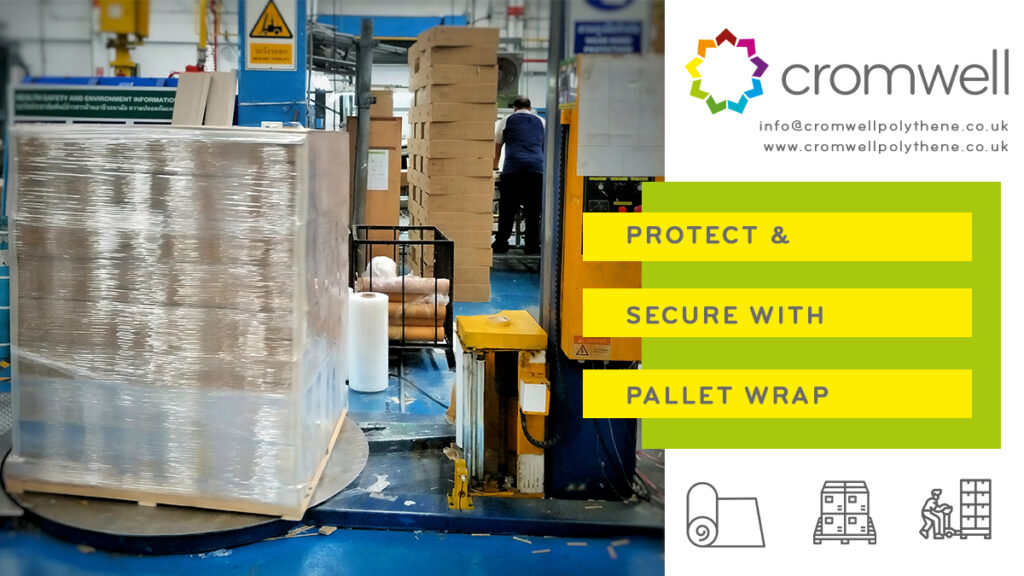 Protect and secure food with Cromwell Polythene's pallet wrap - order yours today - 01977 686868