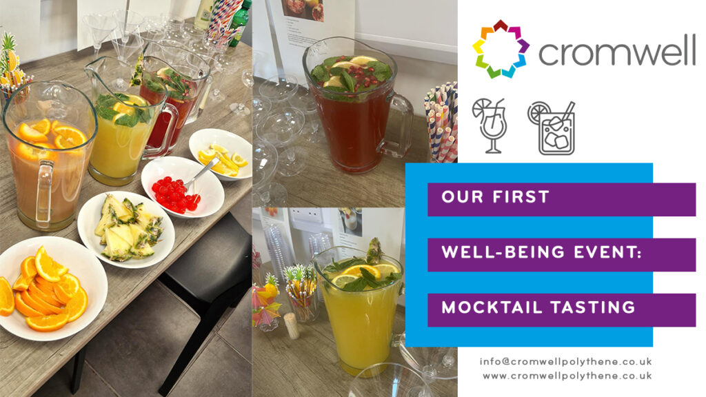 Cromwell's first ever well-being event - in support of Dry January and drink awareness - mocktail making session
