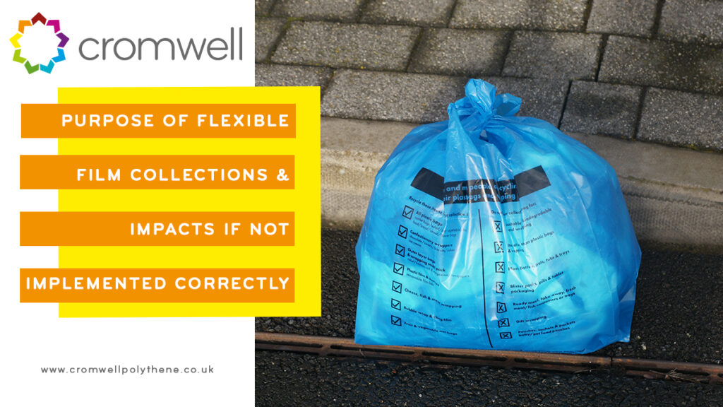 Flex Collect Bags from Cromwell Polythene - the ideal solution for the upcoming flexible and soft plastics collections - 01977 686868