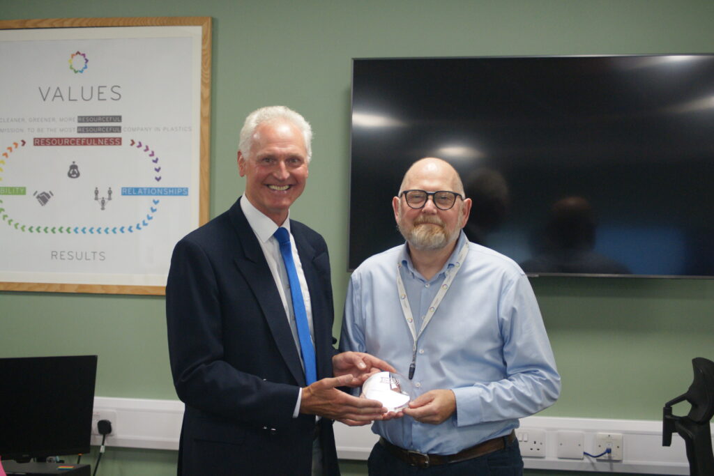 Cromwell CHSA Award Paul Fleetwood